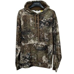 Cabela’s Outfitter Camo Hoodie Men’s‎ M Pullover Logo Sweatshirt Hunting Gear